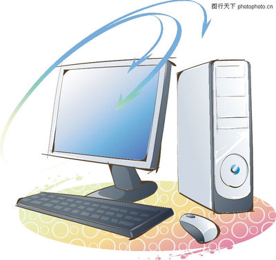 數字時代的卡通奇趣 日韓盛典圖庫中的計算機物件魅力